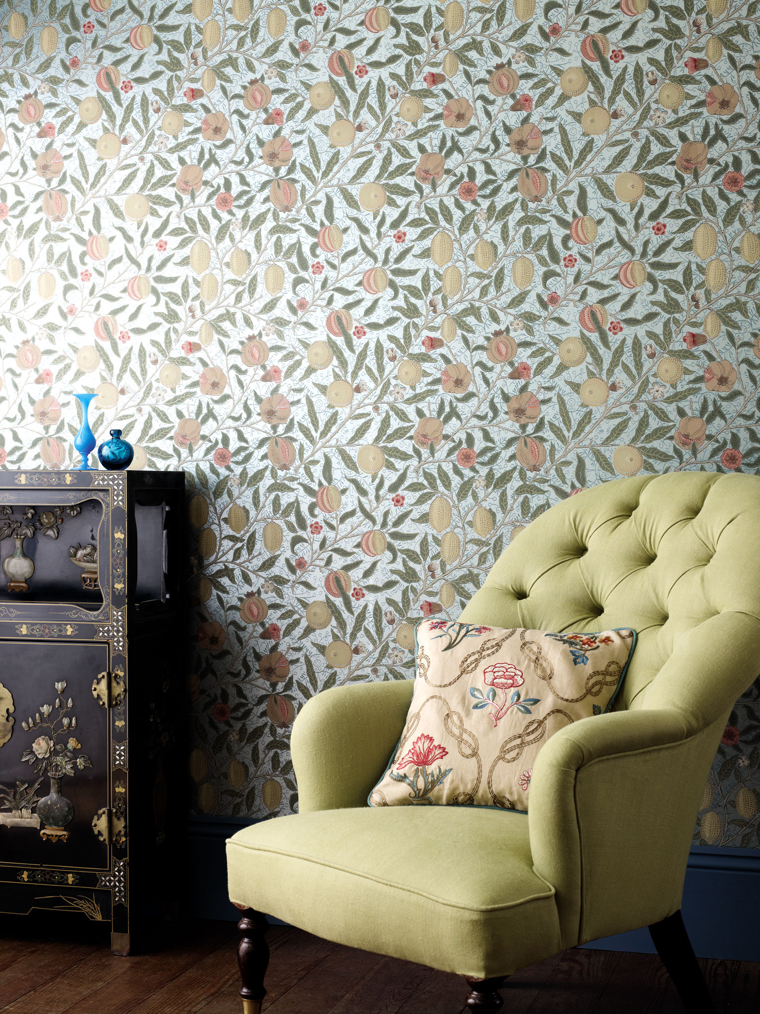 Englische tapetenmuster william morris stil tapeten online kaufen