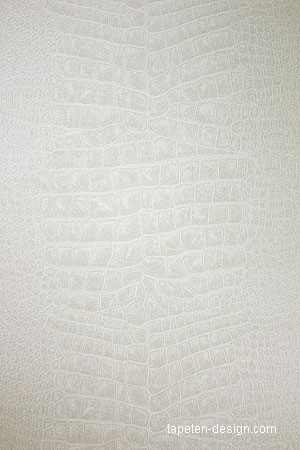 Tapeten Design weiss Krokodil Leder Optik osborne little W6337-02 Metropolis Vinyls 2 Crocodilo