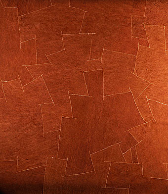 Design Tapete Arte online kaufen - handgearbeitete rot gefärbte Baumrinde
