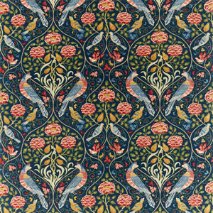 Hochwertiger Jugendstil Luxus Stoff Blumen und Vögel aus England aus Berlin online kaufen