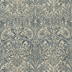 Hochwertiger Jugendstil Luxus Stoff blau aus England aus Berlin online kaufen