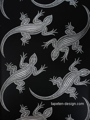 osborne little Komodo Tapete Farben schwarz weiss silber kaufen