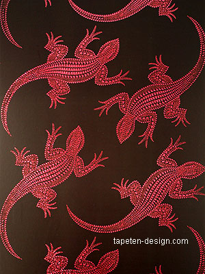 osborne little Komodo Tapeten Design Farben rot schwarz kaufen